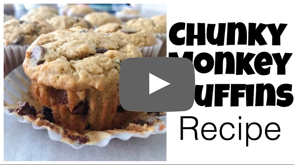 YouTube Thumbnail for Chunky Monkey Muffins Recipe