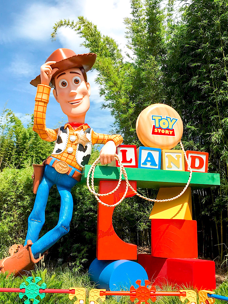 Entrance to Toy Story Land at Disney's Hollywood Studios.