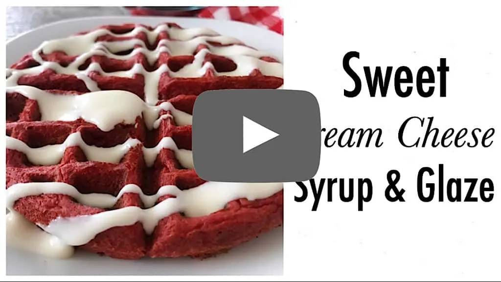 YouTube thumbnail image for Sweet Cream Cheese Syrup & Glaze.