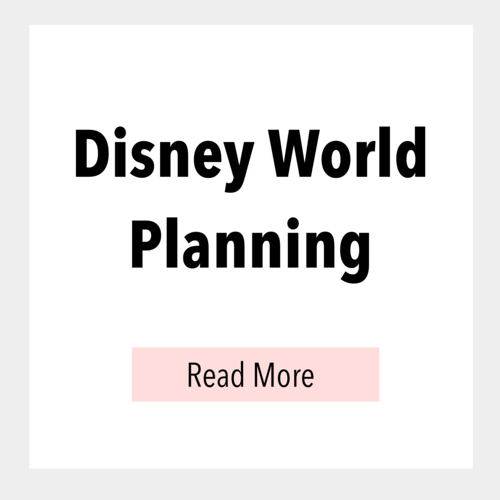 Disney World Planning