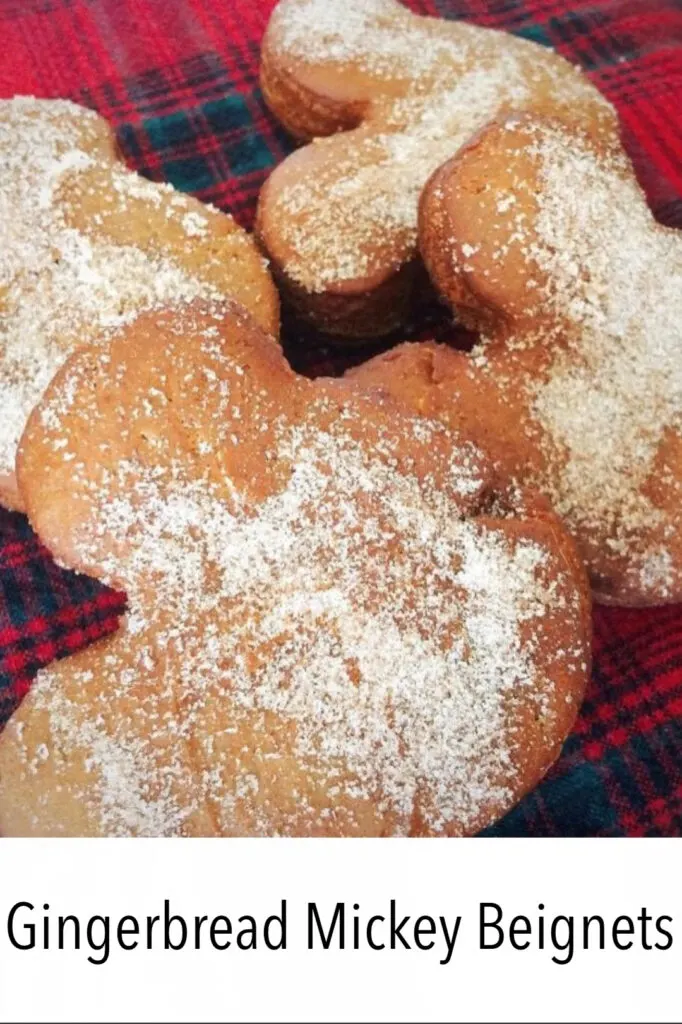 Gingerbread Mickey Beignets