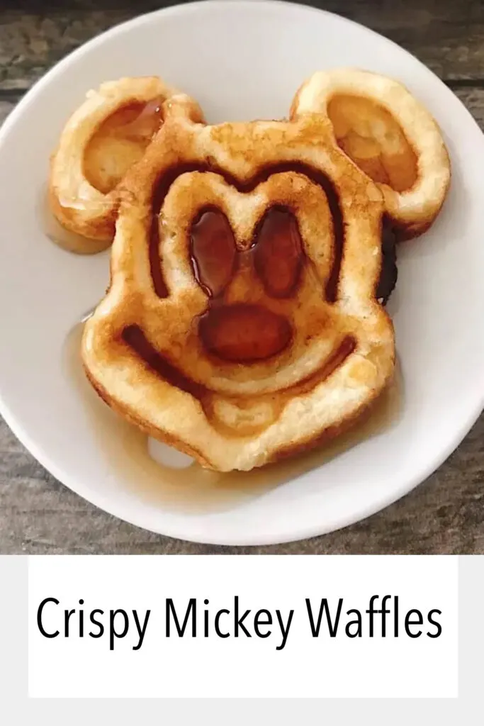 Crispy Mickey Waffles
