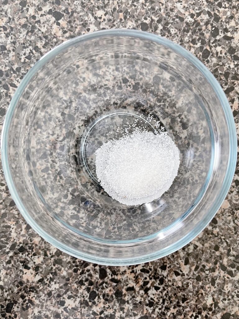 A small bowl of salt.