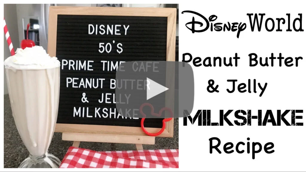 Disney's Peanut Butter & Jelly Milkshake