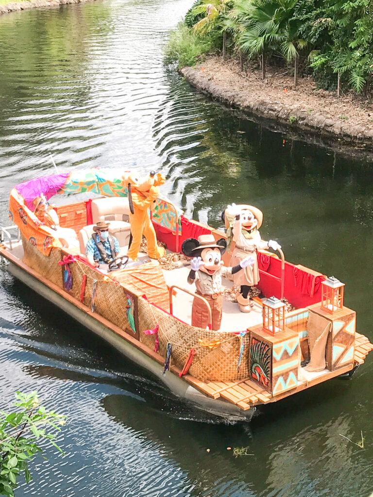 Character cavalcade at Disney's Animal Kingdom.