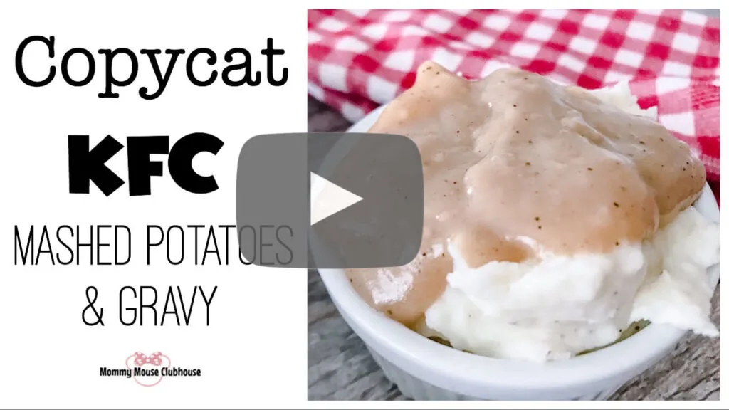 YouTube thumbnail image for copycat KFC Mashed Potatoes and Gravy.
