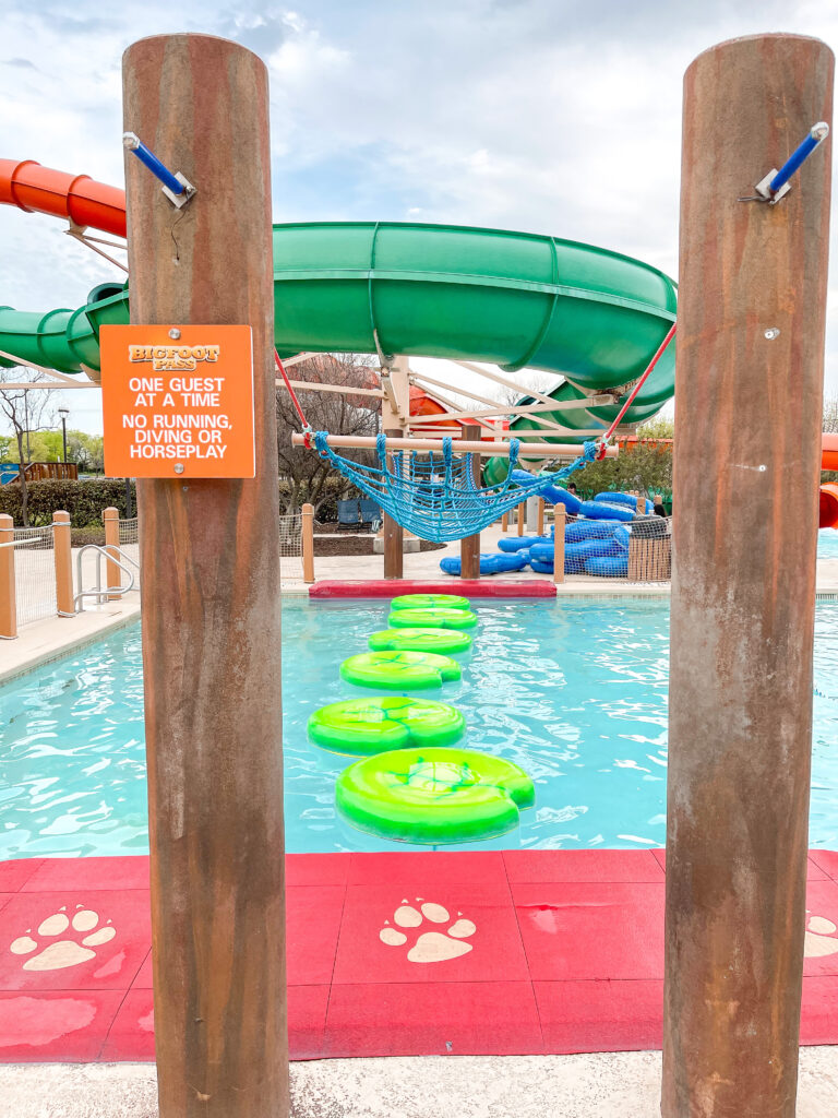 Outdoor water park at Great Wolf Lodge Grapevine.