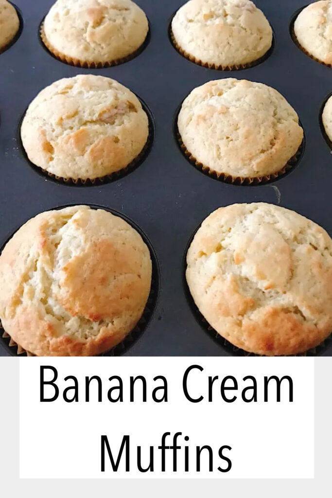 Banana Cream Muffins