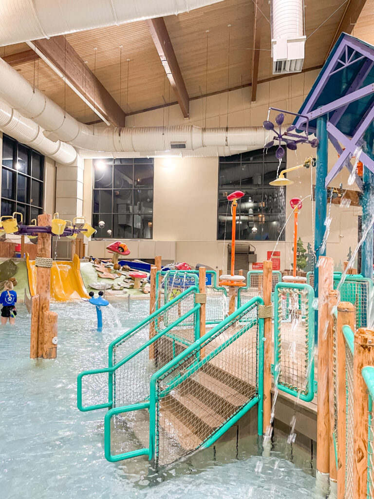 Water park toddler area at Great Wolf Lodge Texas.