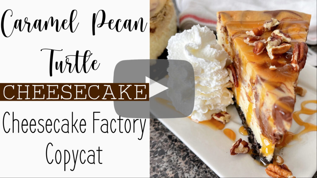 YouTube thumbnail for Caramel Pecan Turtle Cheesecake