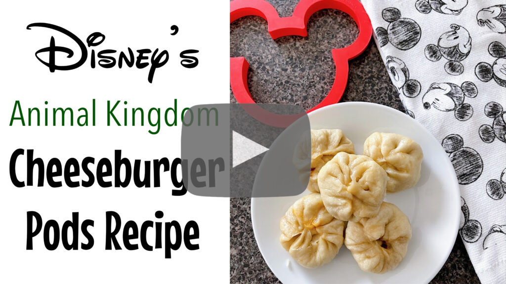 YouTube thumbnail for Disney's Animal Kingdom Cheeseburger Pods.