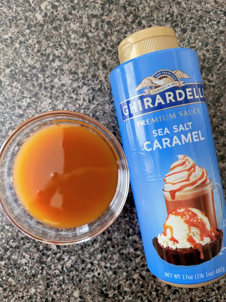 Ghirardelli Salted Caramel Sauce.