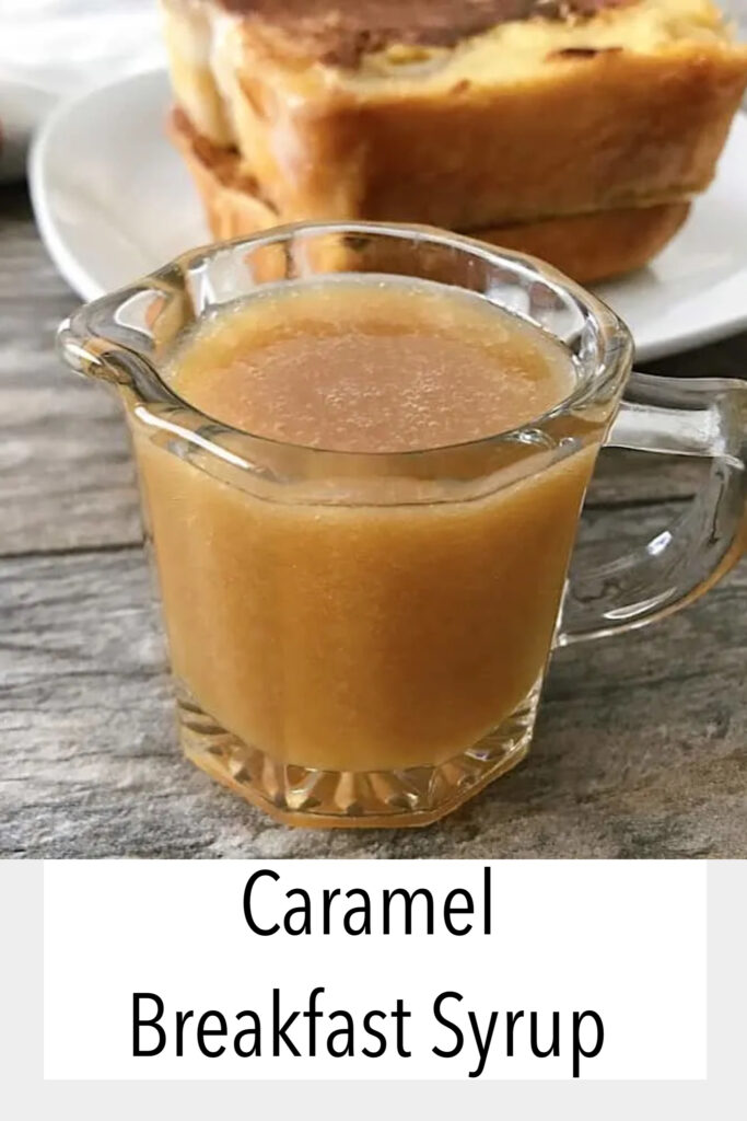 Caramel Breakfast Syrup