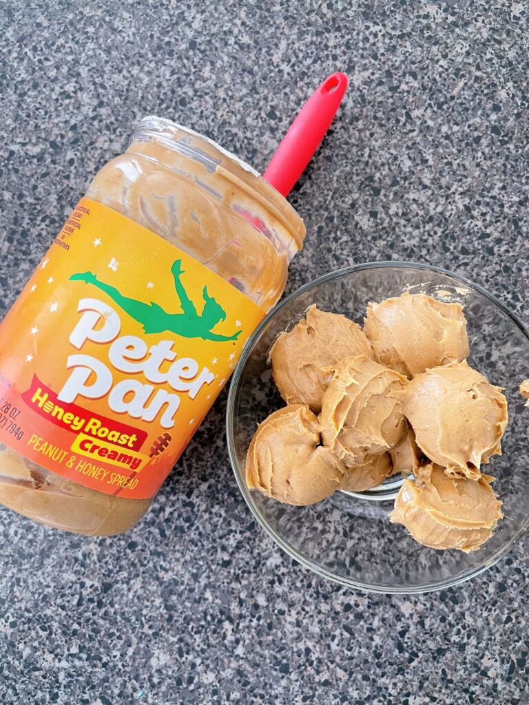 A jar of honey roasted peanut butter.
