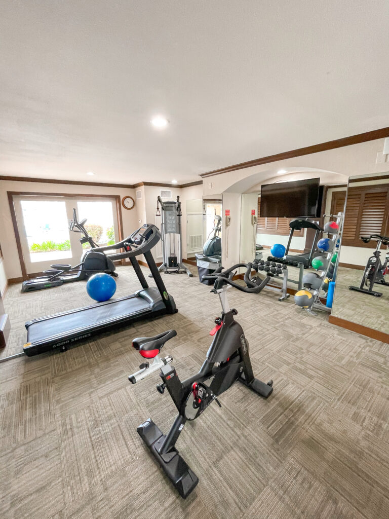 Best Western Island Palms fitness room.