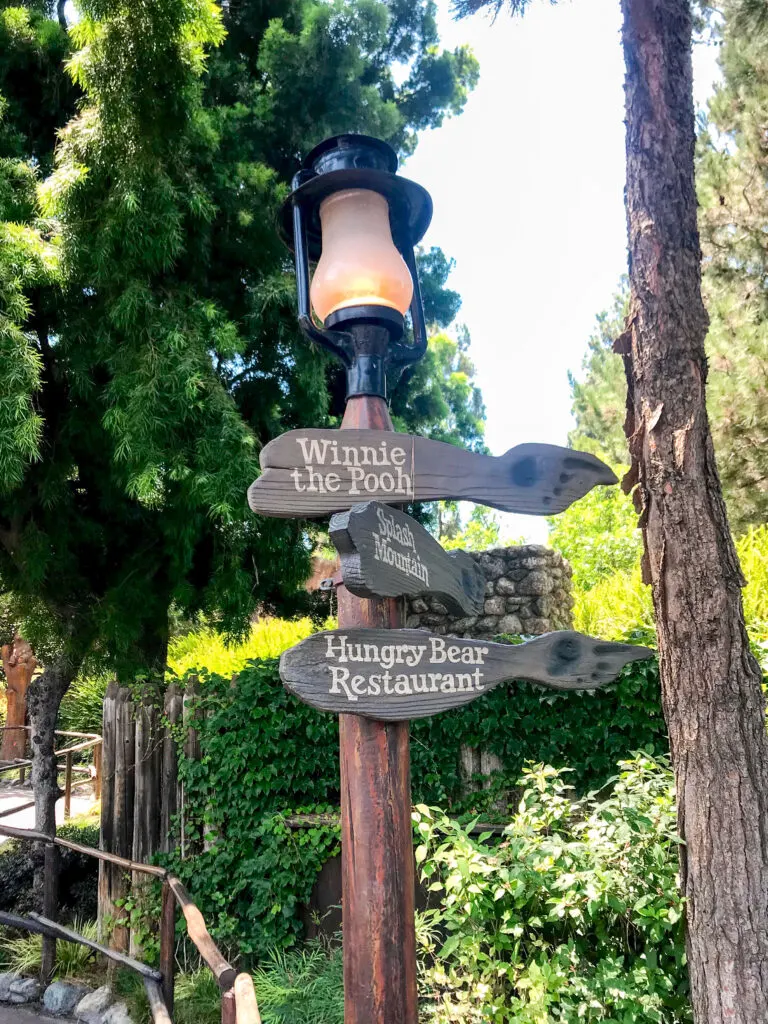 Light post at Disneyland.
