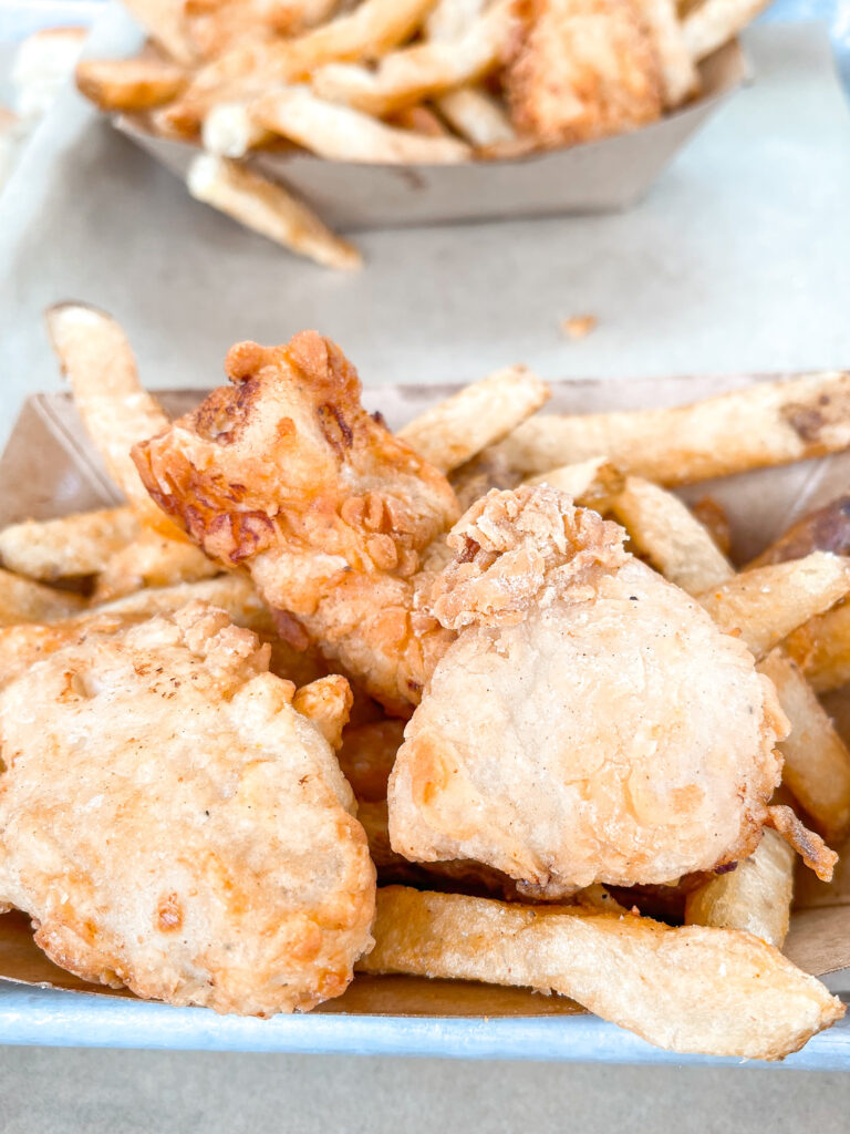 Kids chicken nuggets from The Crack Shack in San Diego.