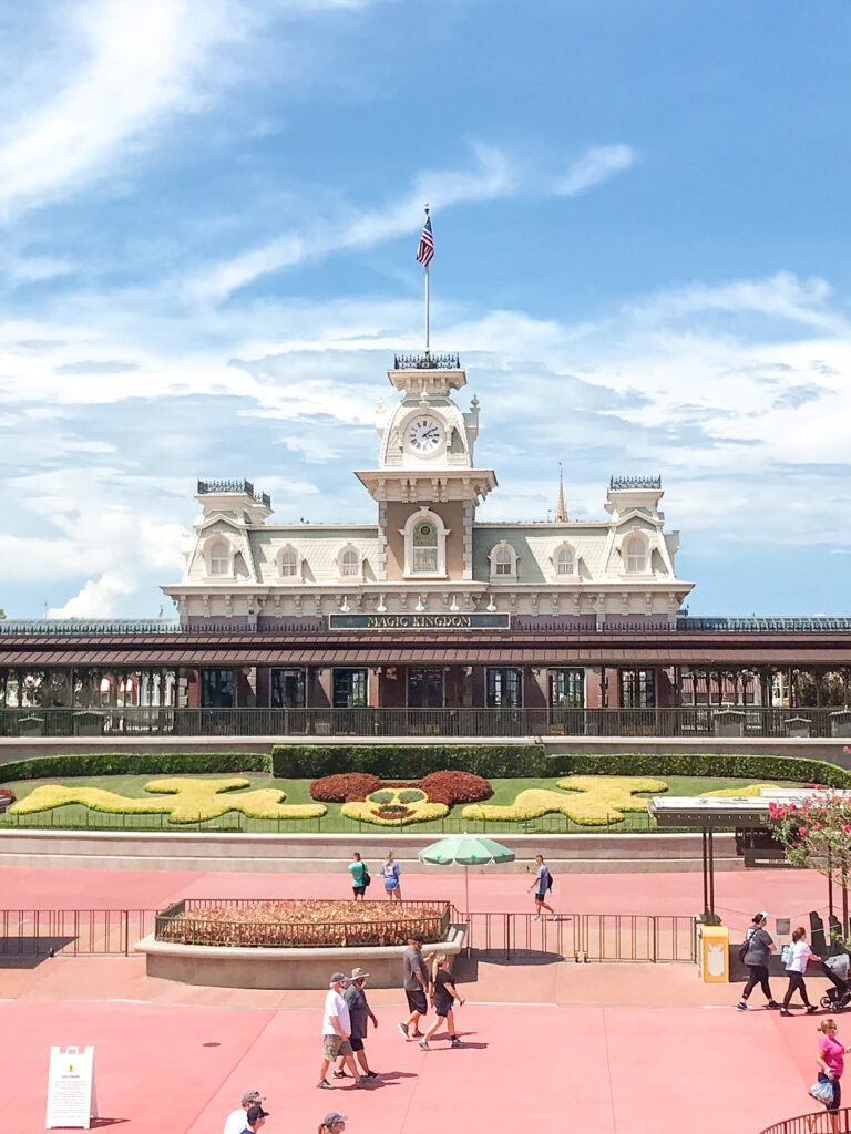 estação de trem Magic Kingdom.