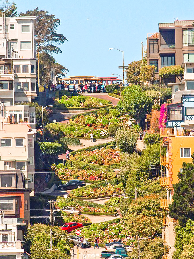 Lombard Street in San Francisco.