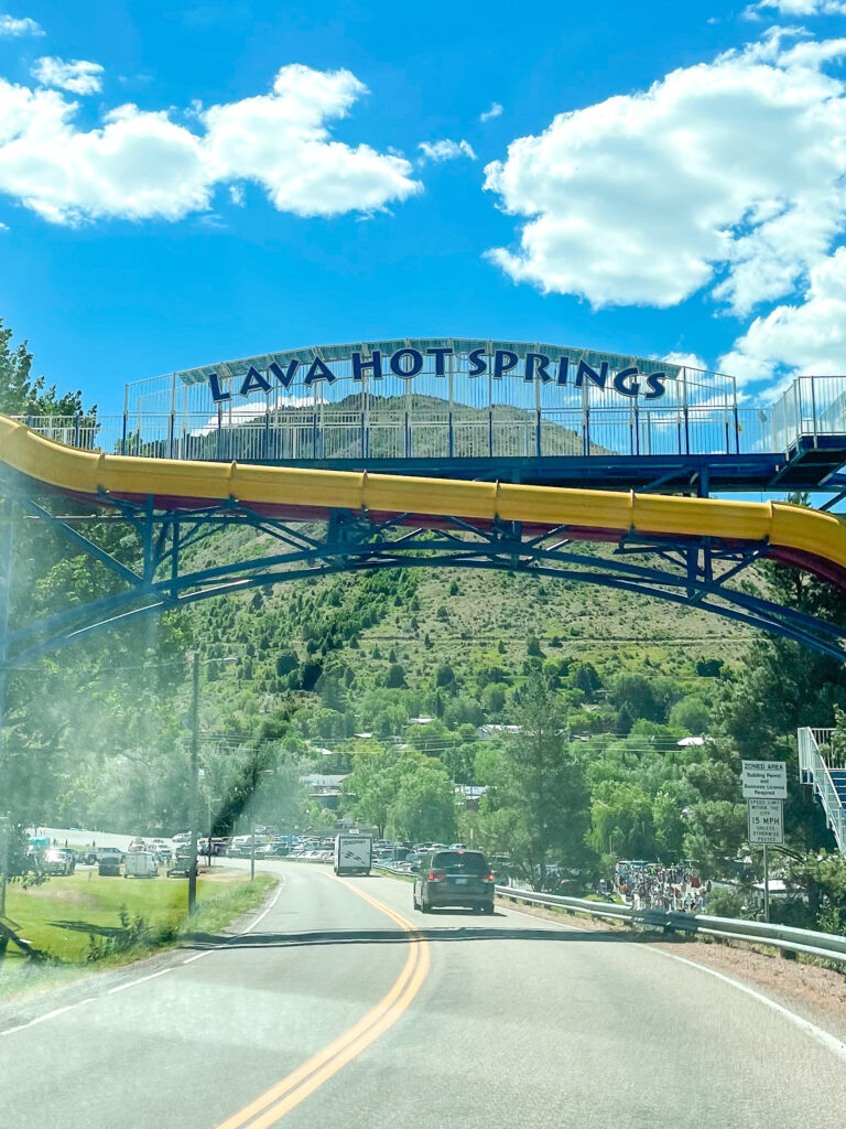 Entrance to Lava Hot Springs.