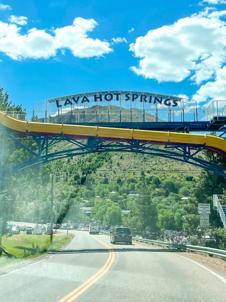 Entrance to Lava Hot Springs.