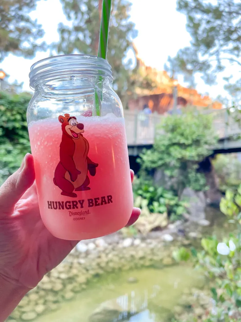 Watermelon Lemonade Freeze from Hungry Bear Restaurant at Disneyland.