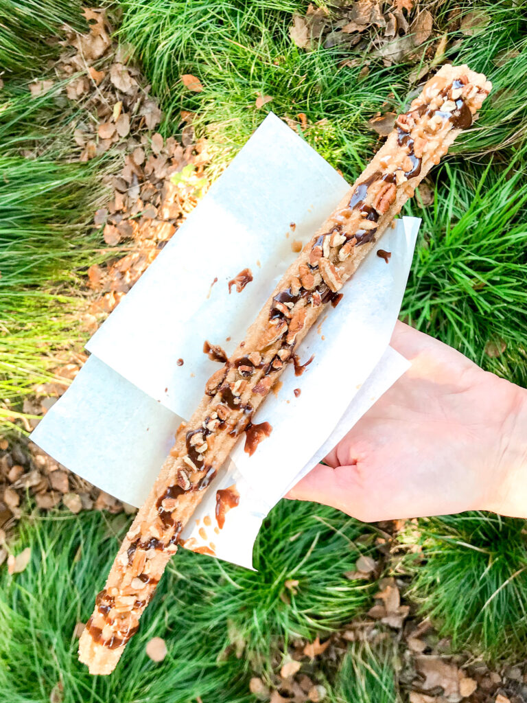 A pecan pie churro from Disneyland.