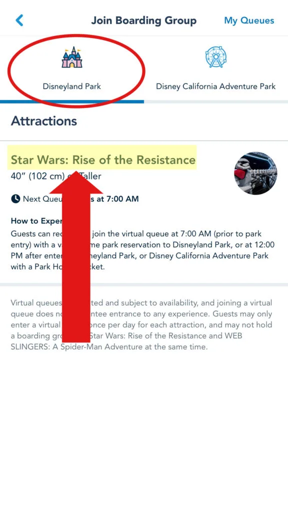 Choose Disneyland to ride Rise of the Resistance.