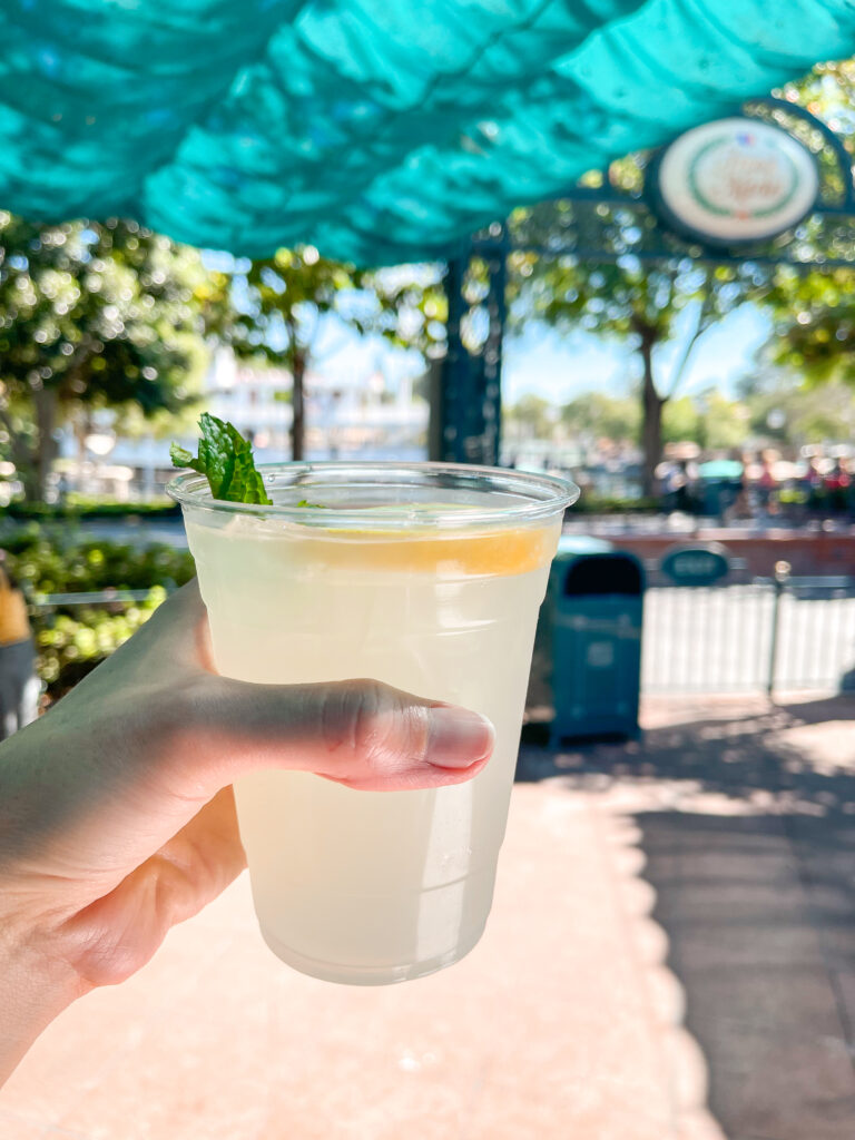 A Mint Julep at Disneyland.