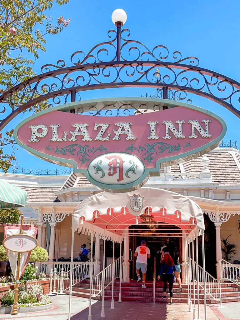 Plaza Inn restaurant at Disneyland.