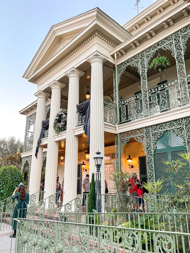 The Haunted Mansion at Disneyland.