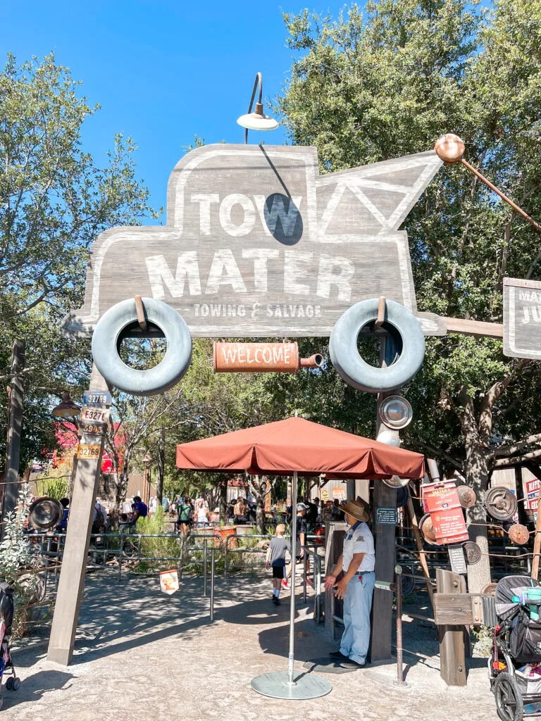 Mater's Junkyard Jamboree at Disneyland.