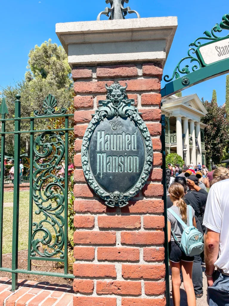 Haunted Mansion at Disneyland.