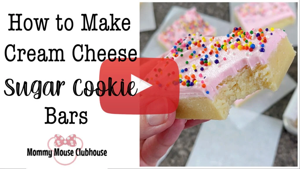 YouTube Thumbnail for How to Make Cream Cheese Sugar Cookie Bars