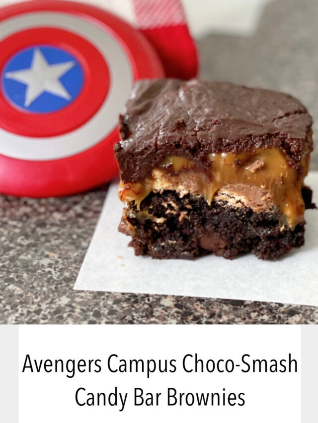 Avengers Campus Choco-Smash Candy Bar Brownies