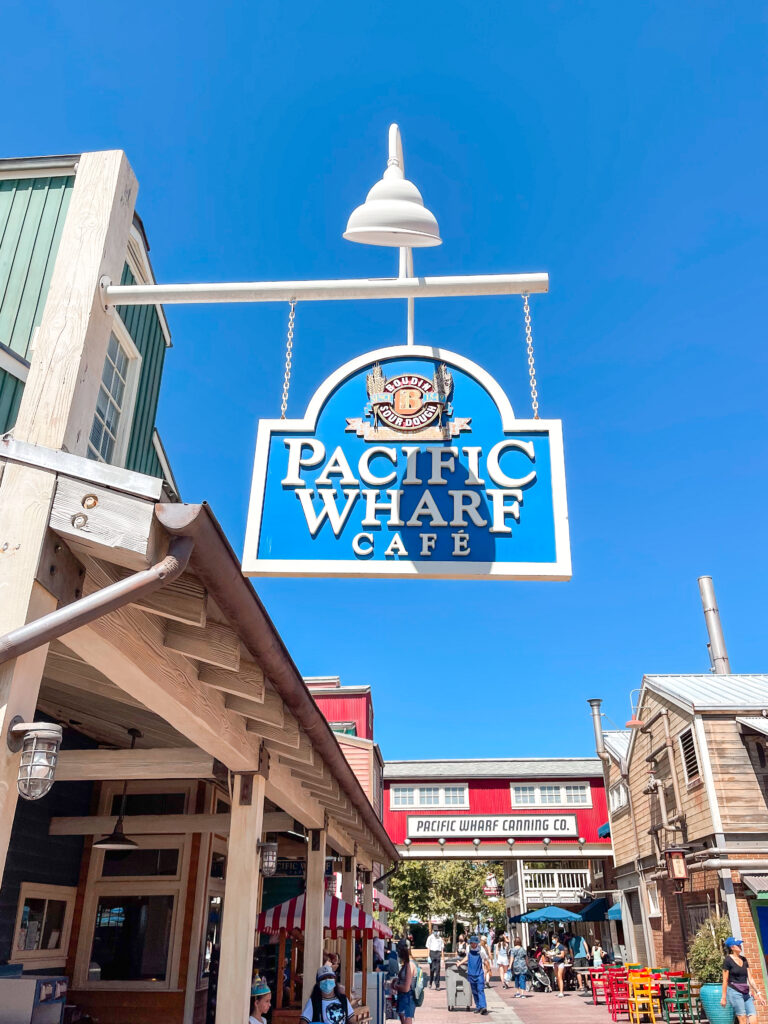 Pacific Wharf Cafe at Disneyland.