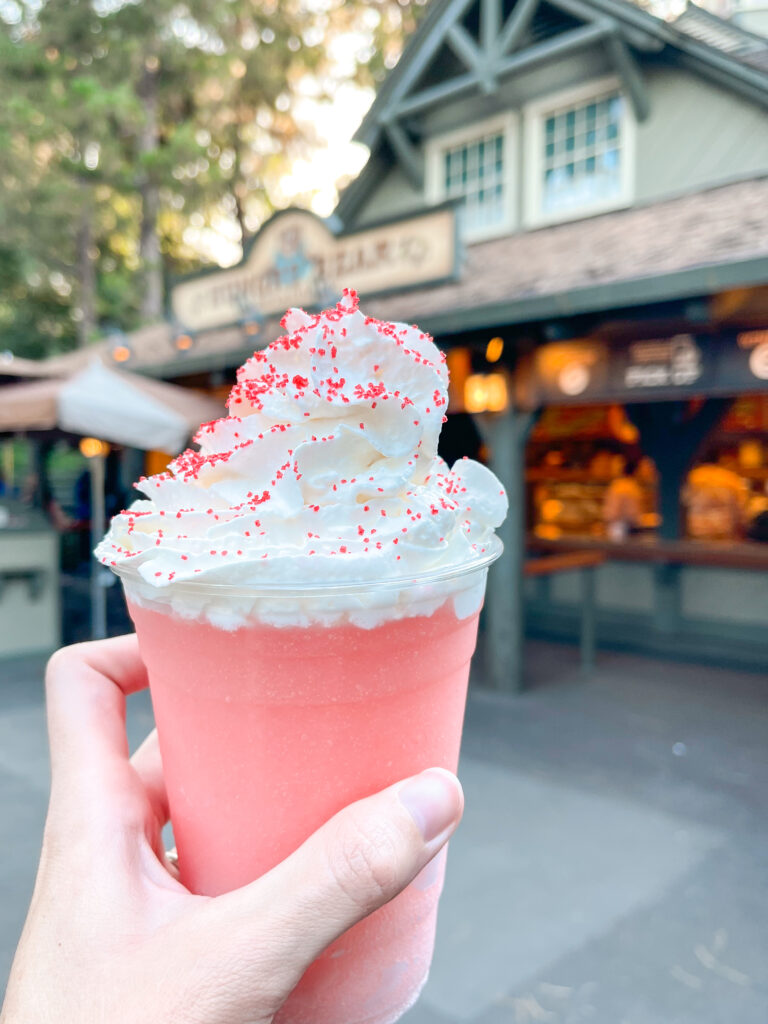 Watermelon Lemonade Freeze from Hungry Bear Restaurant at Disneyland.