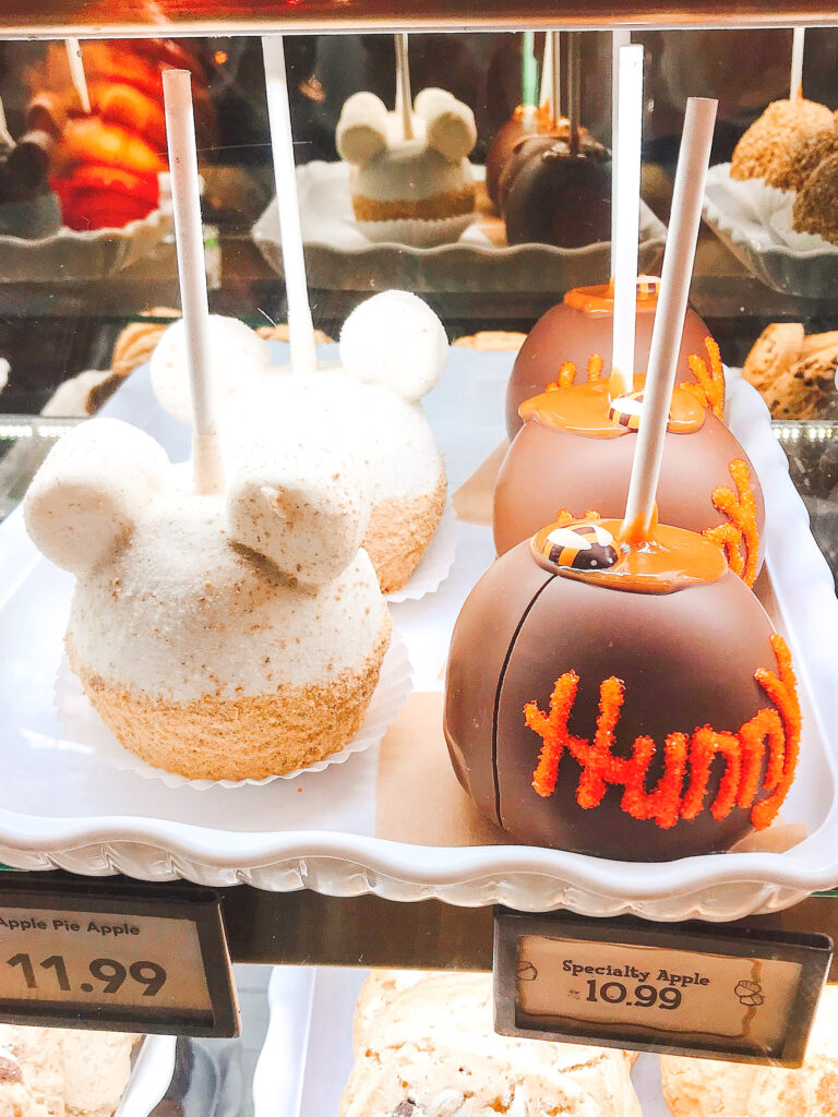 Caramel Apples from Pooh Corner at Disneyland.