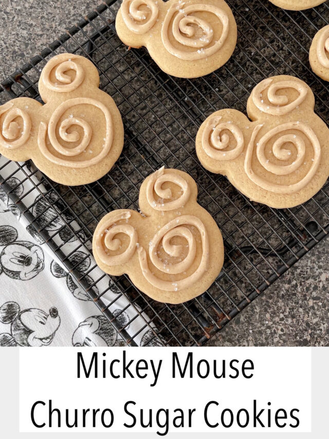 Mickey Churro Sugar Cookies