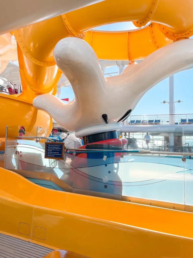 Mickey Water Slide on the Disney Dream.