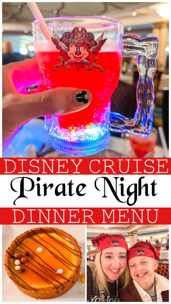 Pirates IN the Caribbean Dinner Menu • The Disney Cruise Line Blog