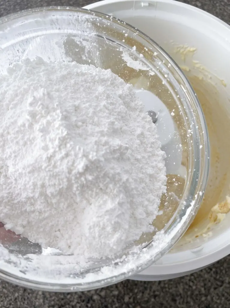 Powdered Sugar to make frosting.