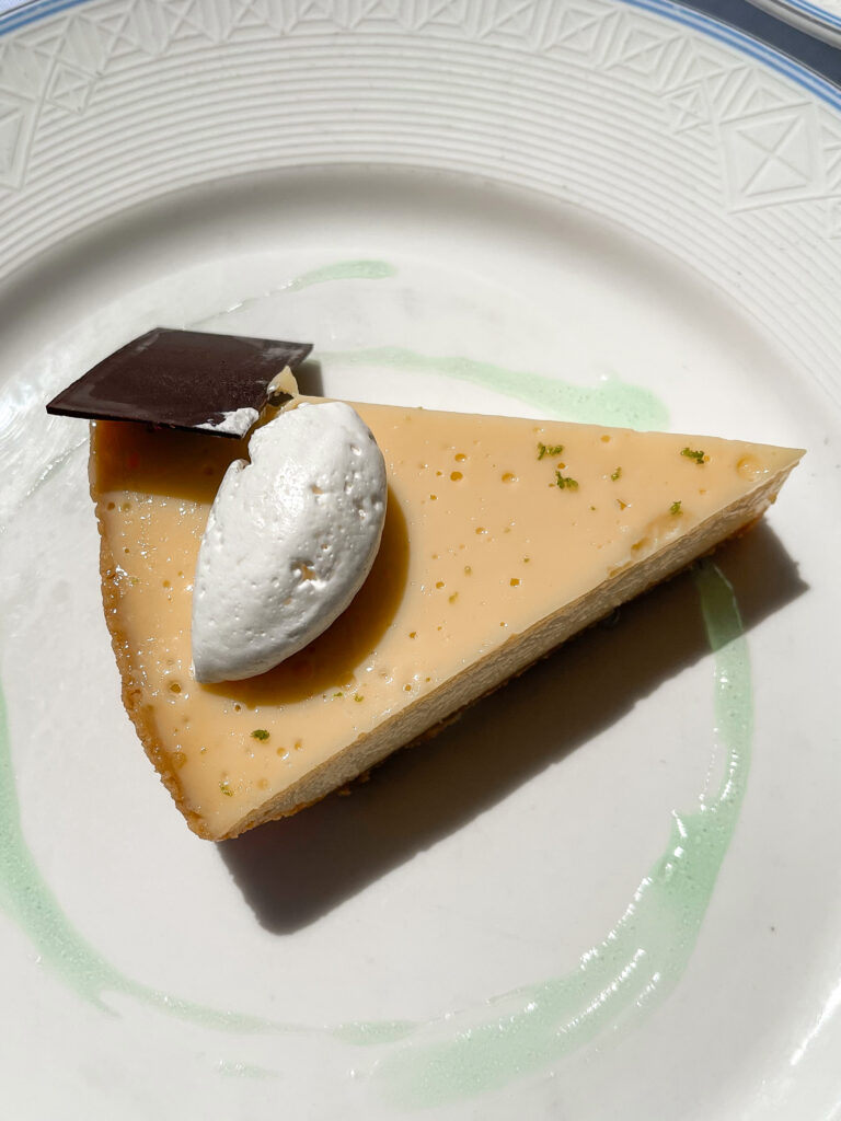 A Slice of Key Lime Pie from Disney Cruise Room Service.