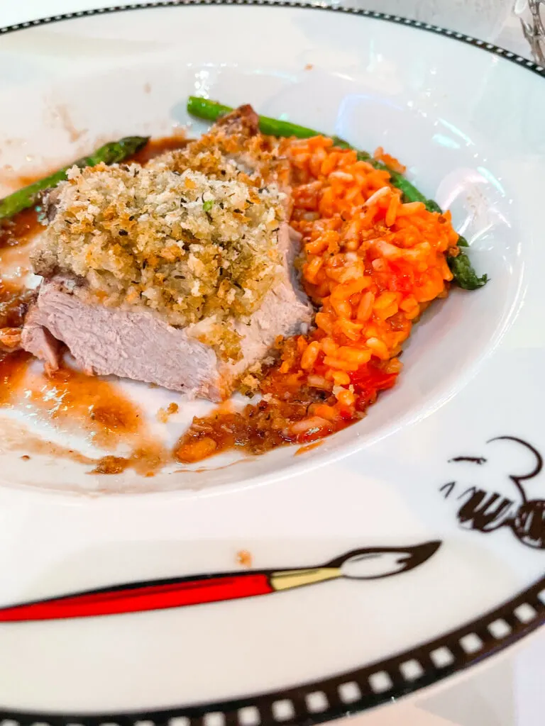 Herb Crusted Pork Chop from Animator's Palate.