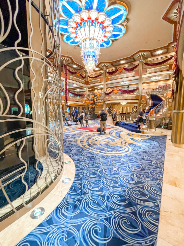 Atrium of the Disney Dream.