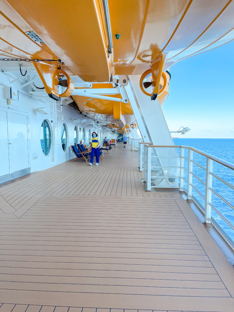 View of Deck 4 on the Disney Dream.