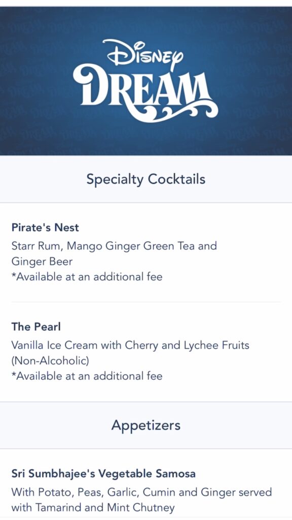 Disney Cruise Pirate Night Dinner Menu - The Mommy Mouse Clubhouse