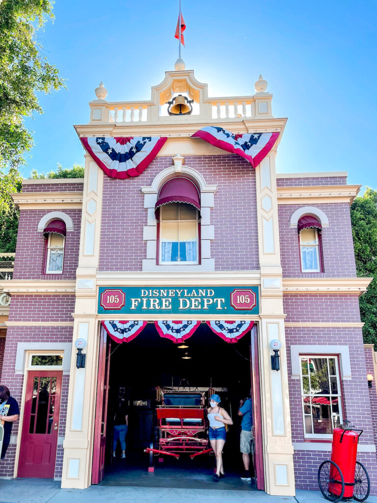 The Disneyland Fire Department at Disneyland.