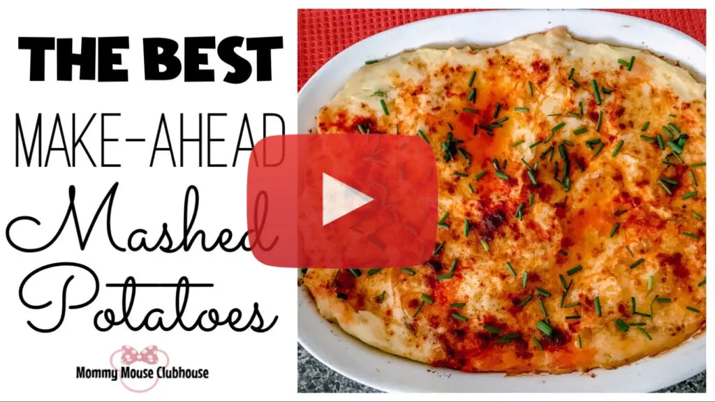 YouTube Thumbnail image for Make Ahead Mashed Potatoes.