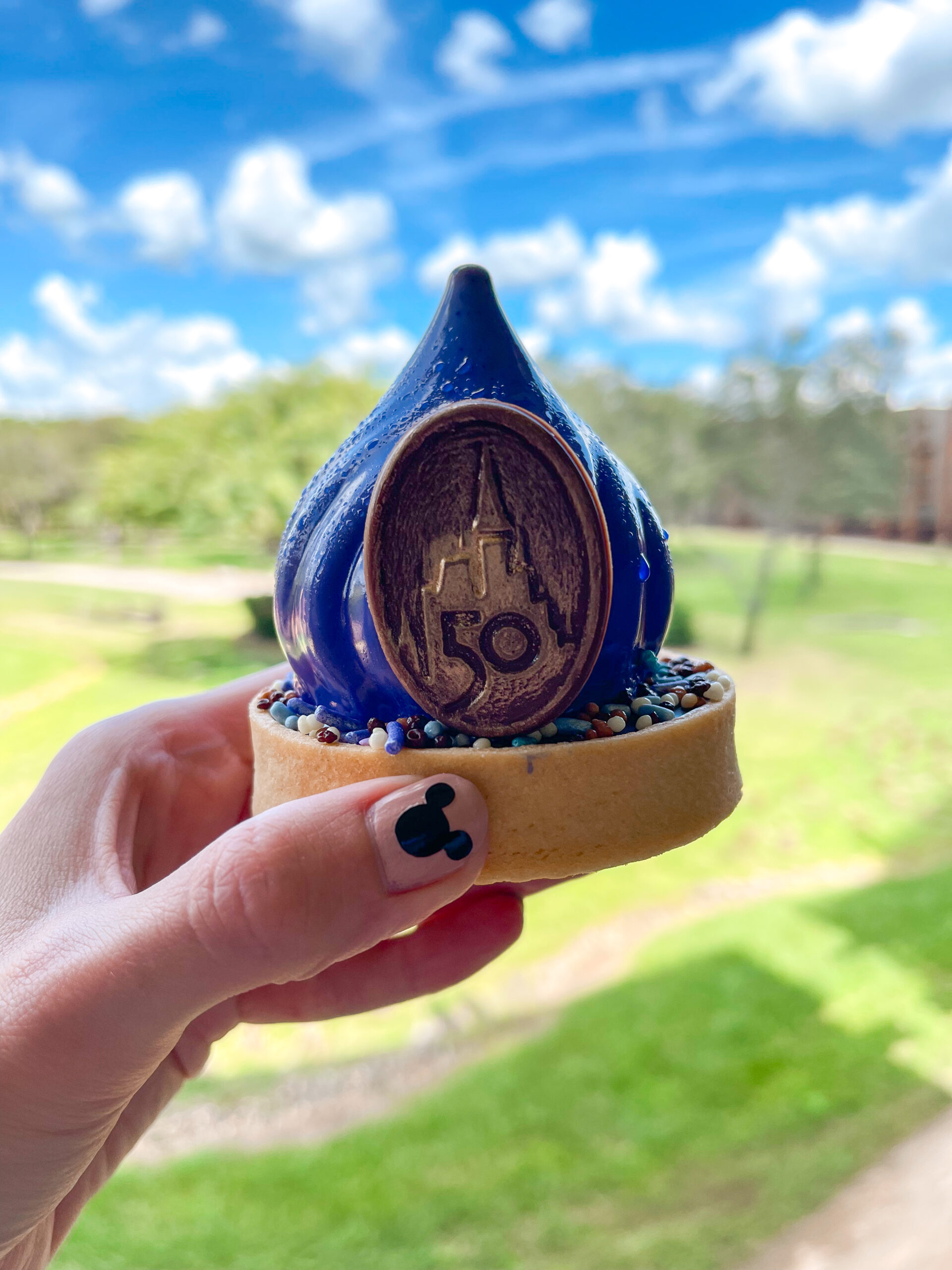 Fiftieth Anniversary Tart from Animal Kingdom Lodge.